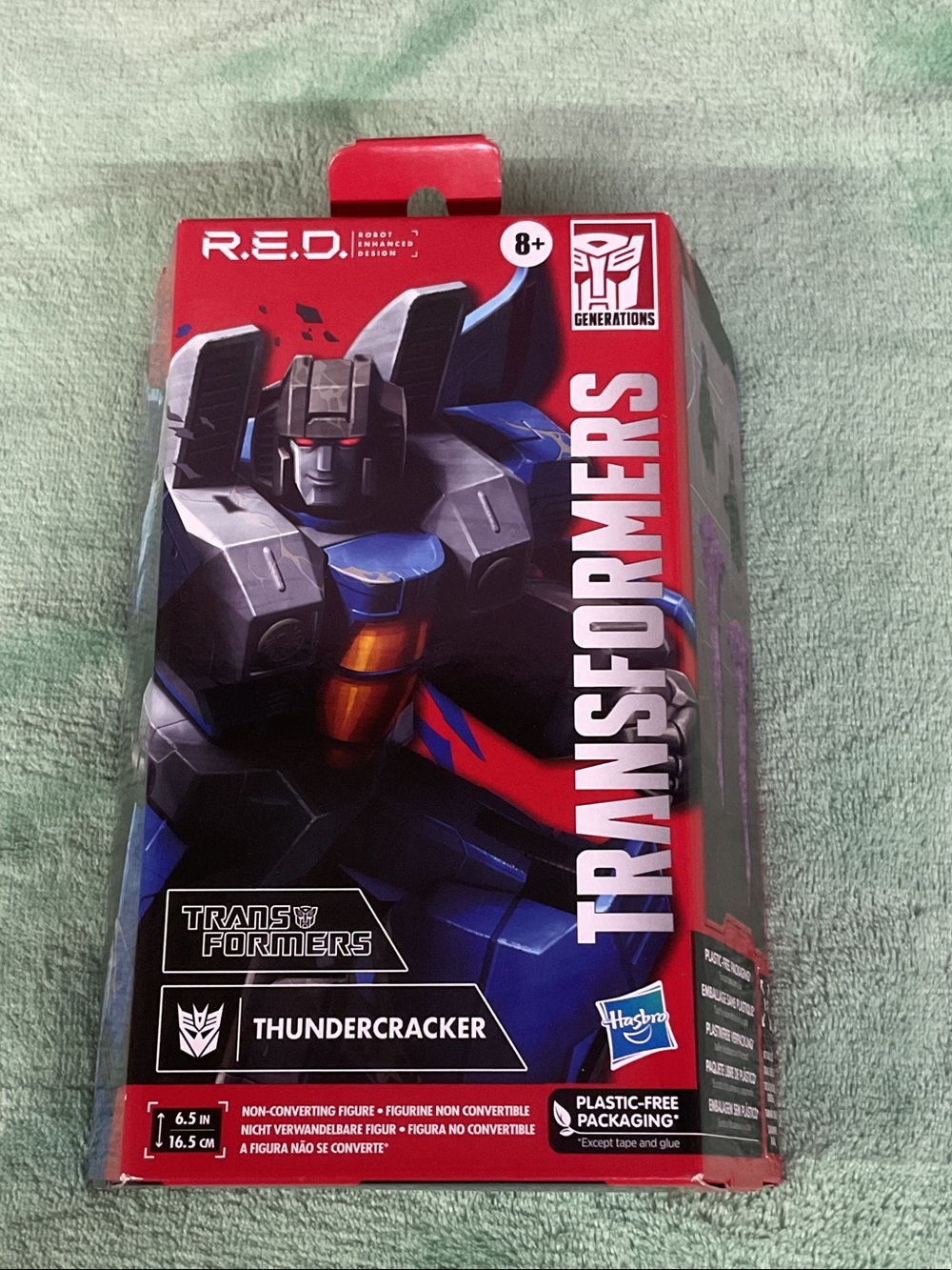 Hasbro Transformers Thundercracker Figure - Blue, Gray, Red